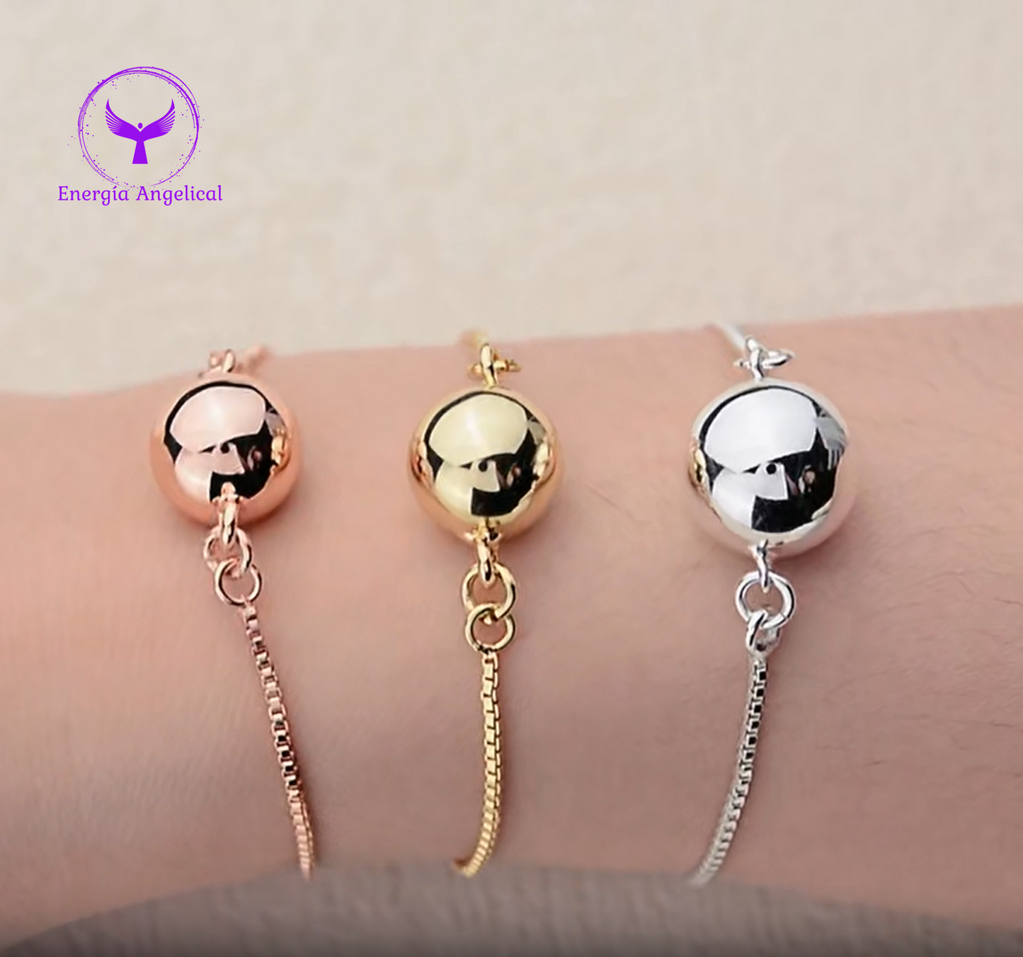 Llamador de ángeles pulsera